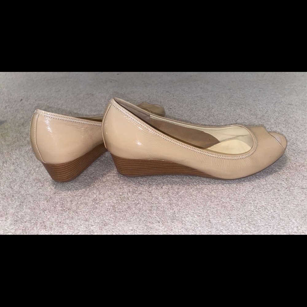 Peep Toe wedges by Cole Haan